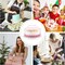 Cake Carrier with Lid and Handle, Multipurpose Cake Stand Fits 10 inch Cake, Cupcake Containers for 11 Cupcakes,Cake Holder Serves as Five Section Serving Tray, Portable Cake Carriers, White